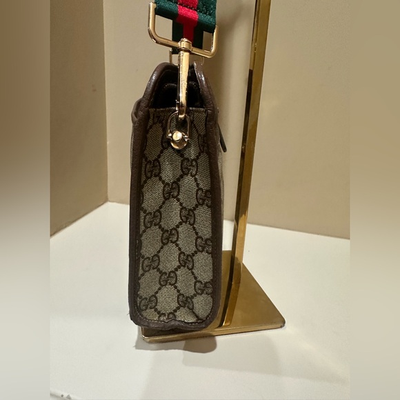 Gucci Accessories Collection Monogramam Vintage Pouch W/added Strap - Picture 7 of 14